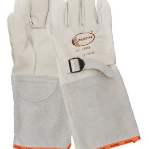 Luva de vaqueta/ cobertura