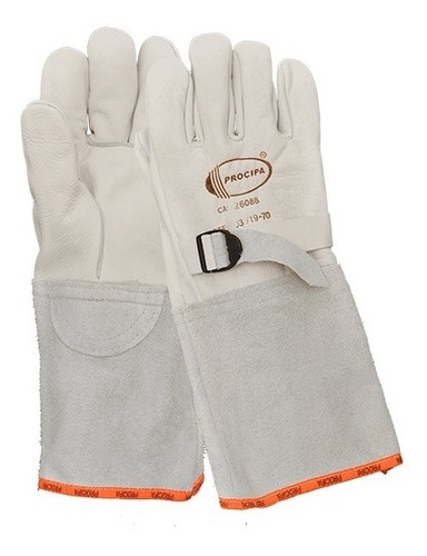 Luva de vaqueta/ cobertura